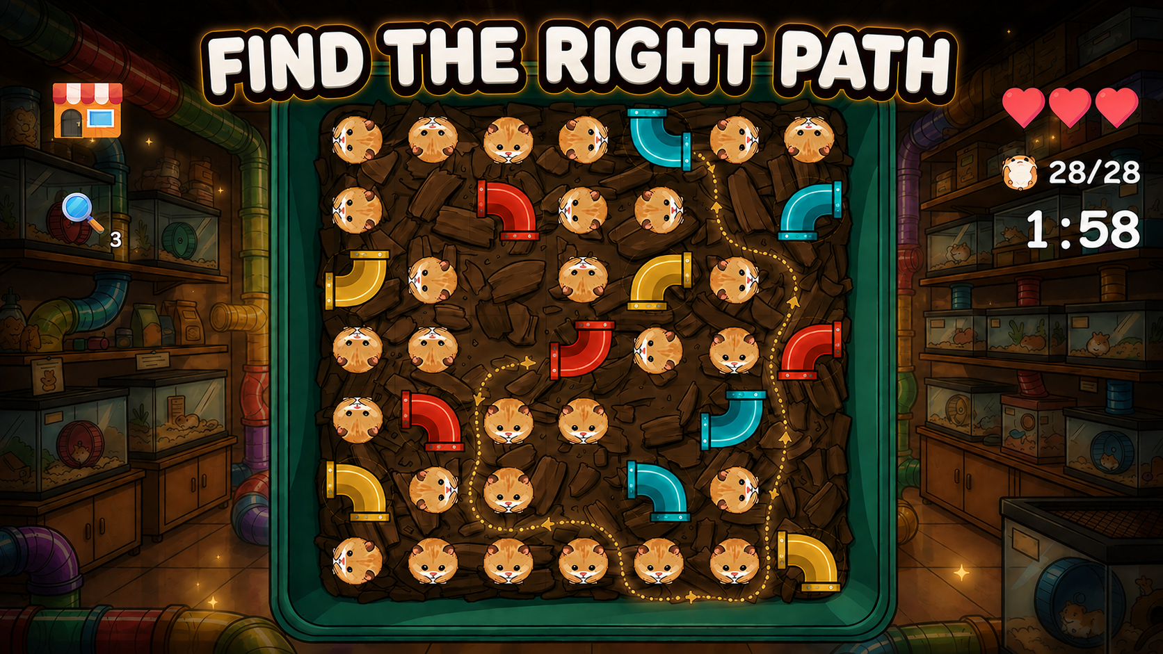 Arrows: Save the hamsters — screenshot 2