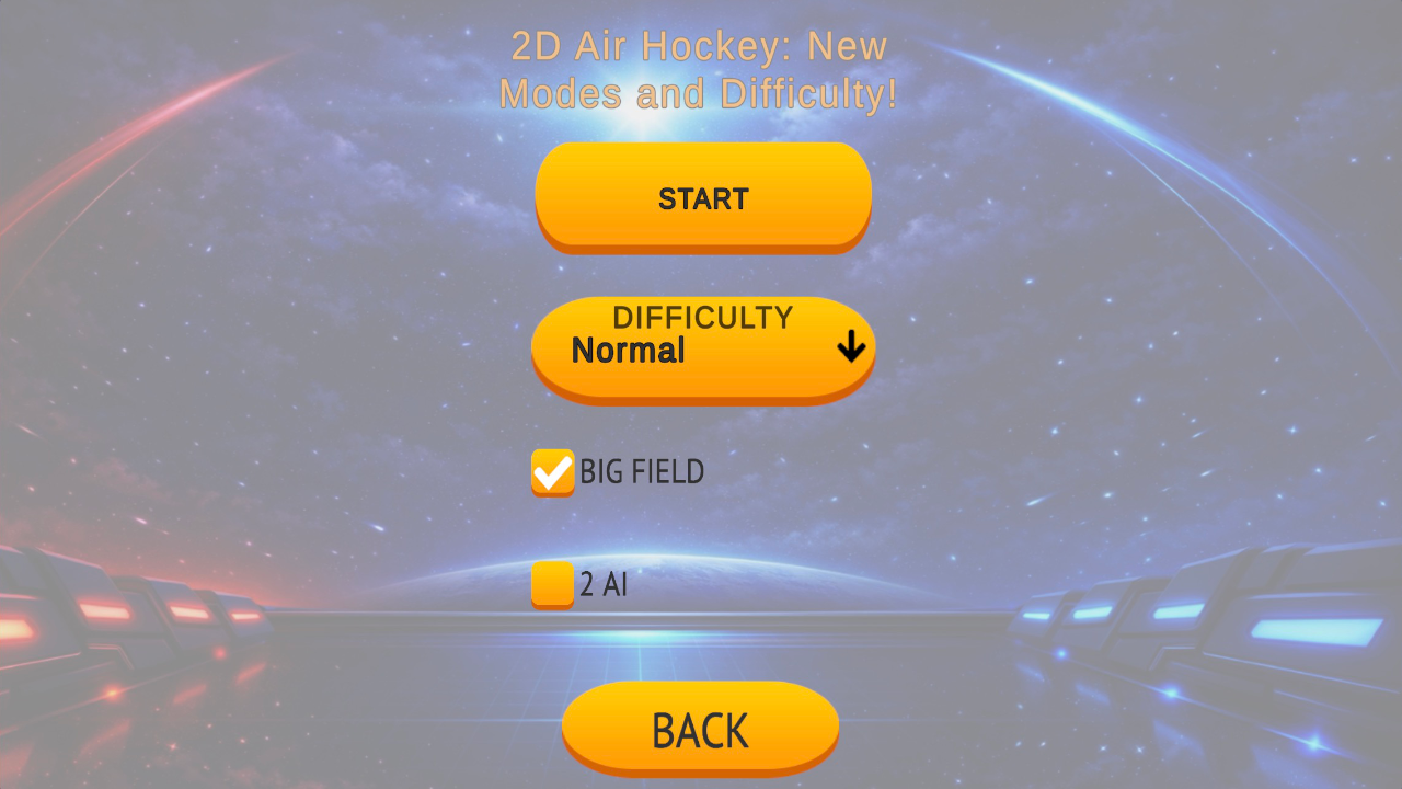 2D Air Hockey: New Modes and Difficulty! — screenshot 4