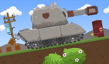 Destructive Tanks 2D