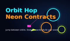 Orbit Hop: Neon Contracts