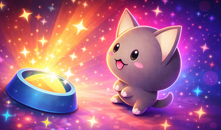 Super Cute Cat: Jump and feed the cat