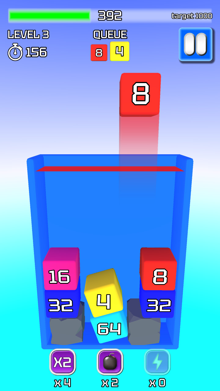 2048 3D: Merge Cubes screenshot 5