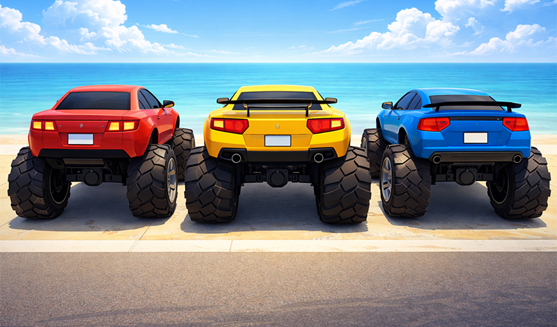Scale the wheels game cover
