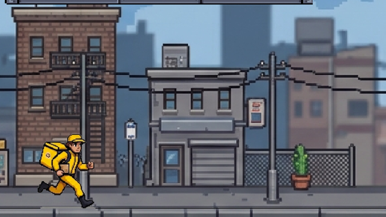Курьерский паркур — screenshot 1