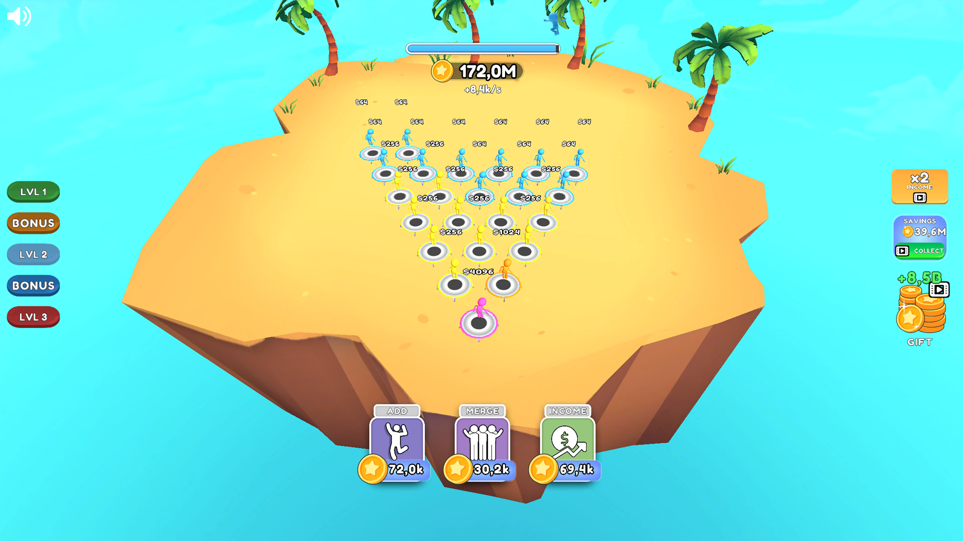 Bungee Tycoon: +1 per click — screenshot 3