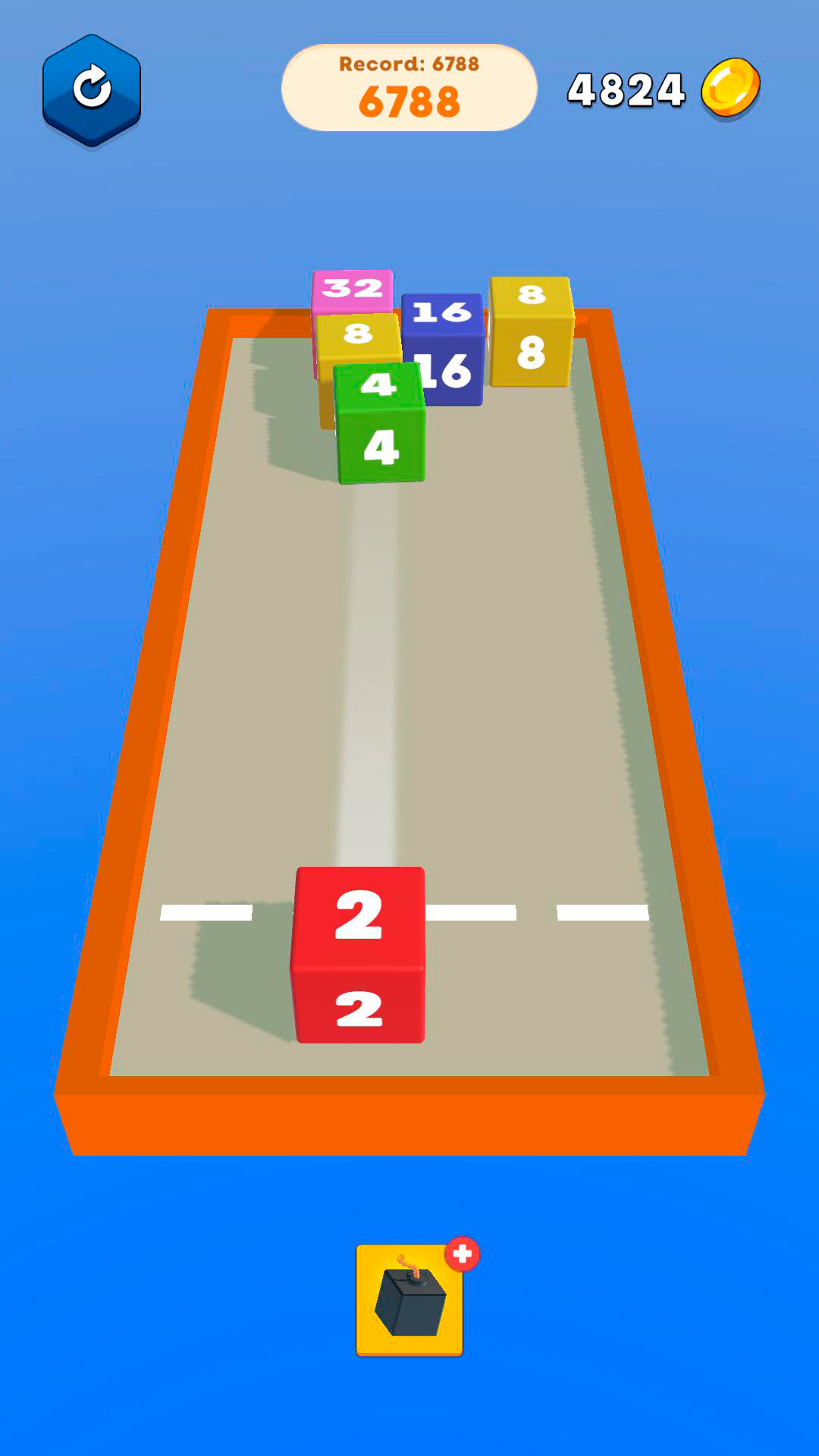 Merge cubes 2048 3D screenshot 5