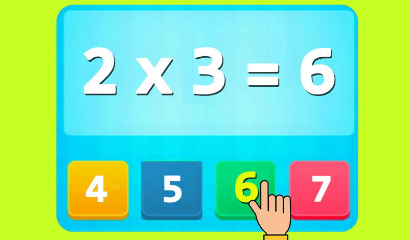 Multiplication table for children game cover