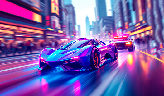 The car chase