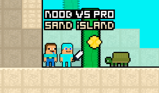 Noob vs Pro Sand island