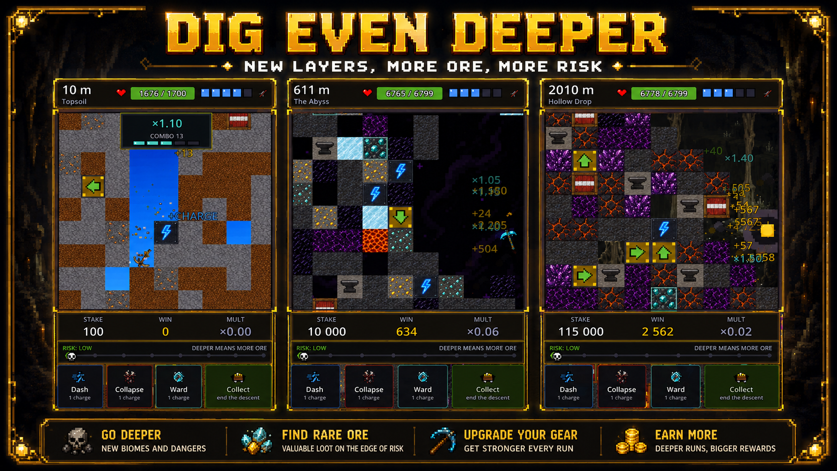 Greedy Pickaxe: Dig Deeper — screenshot 1