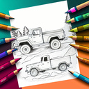 Color Game - Vehicles, for kids