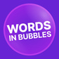 Words in bubbles