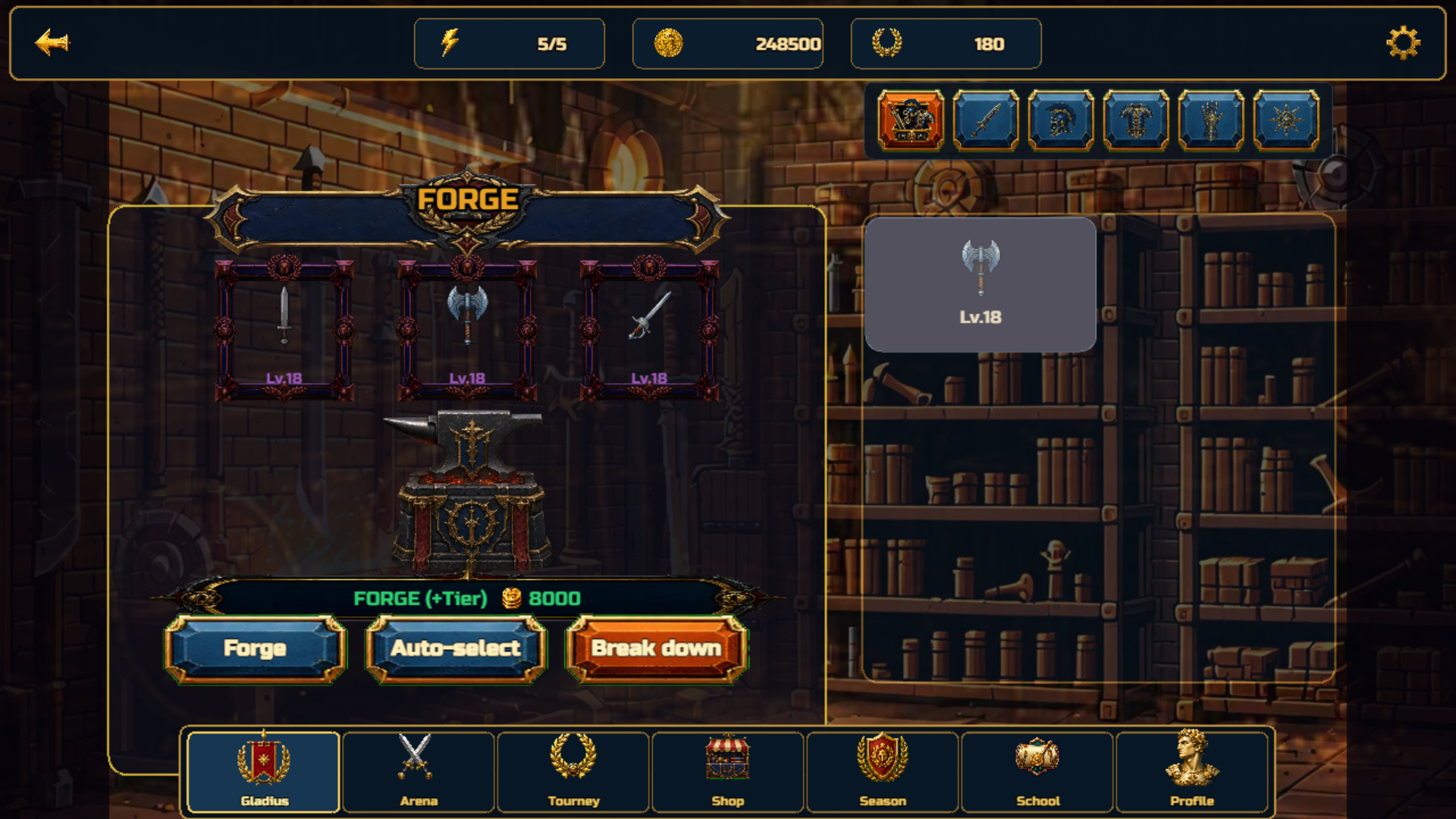 Gladius: School of Champions — screenshot 3