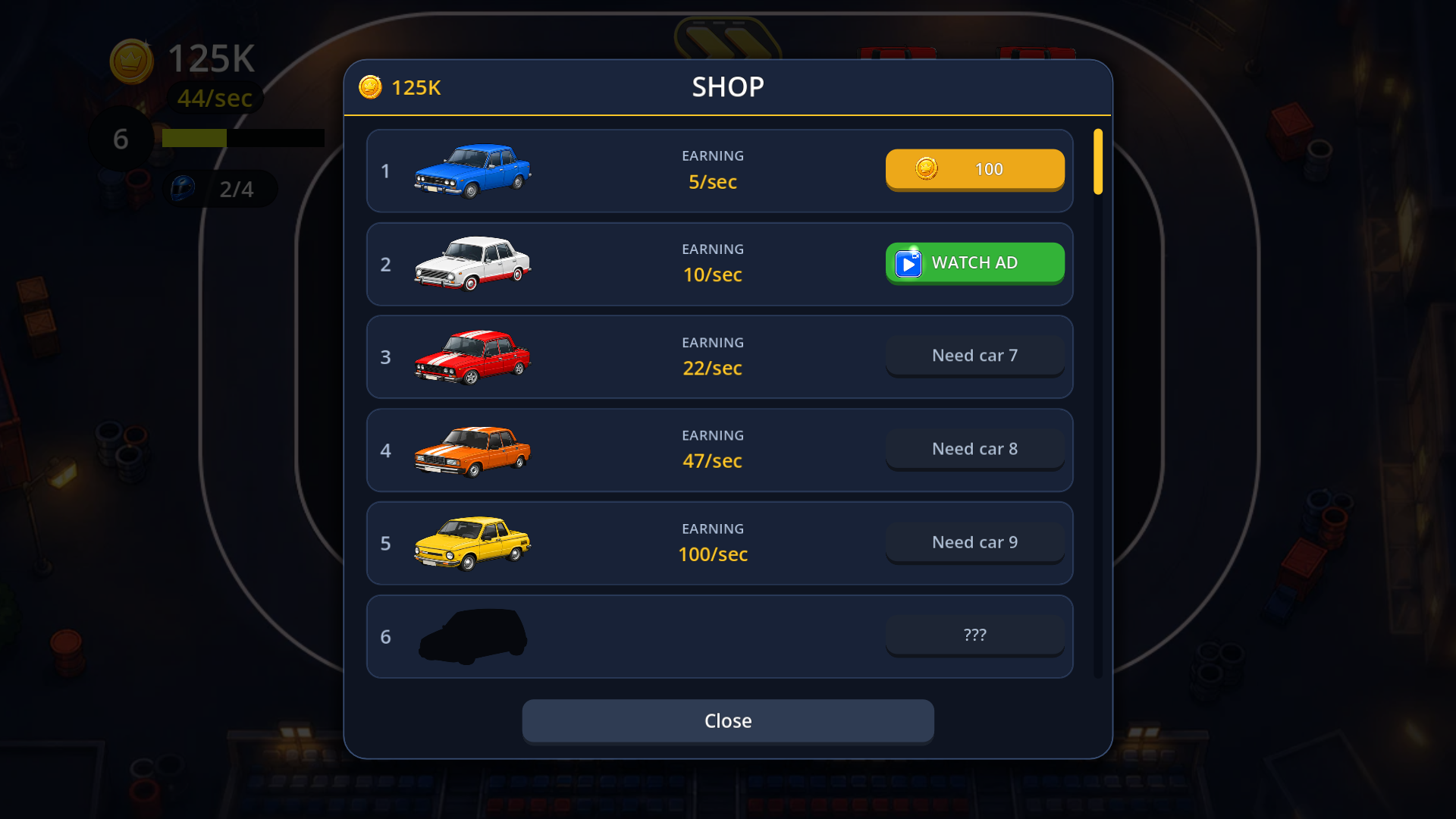 Merge Cars: Idle Tycoon screenshot