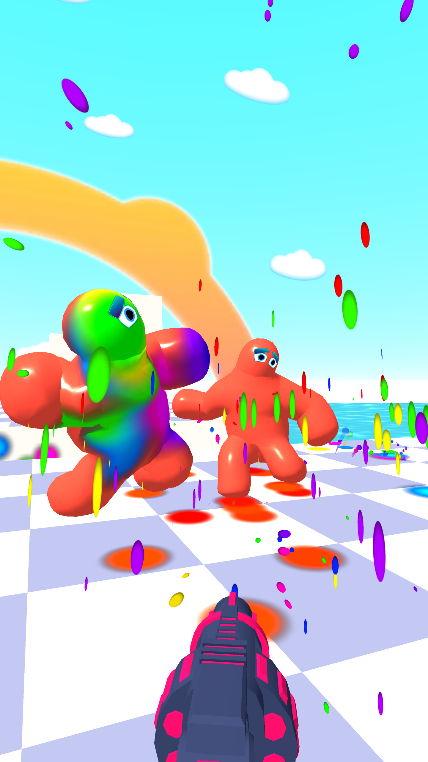 Gun and Paint: Jelly Shooter 3D screenshot 15