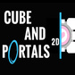 Gra Cube and portals 2D