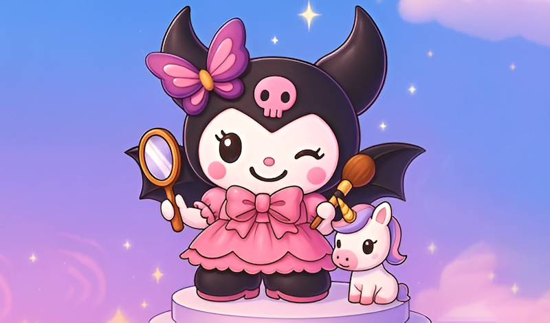 Kuromi Dress Up game cover