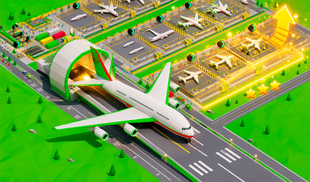 Idle Airplane Factory Tycoon