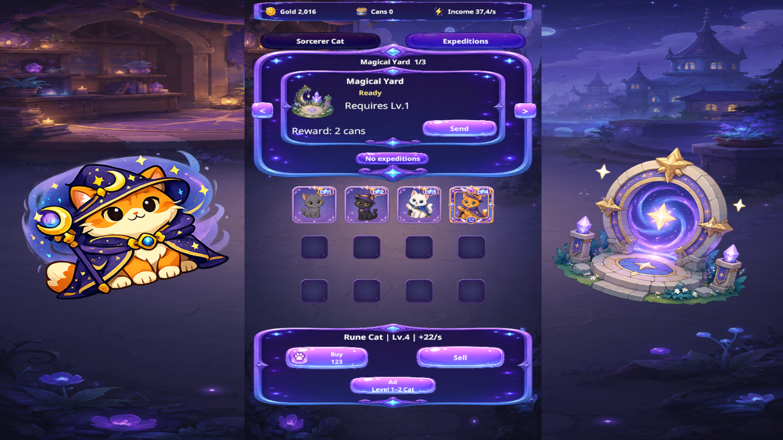 Wizard Cats — screenshot 1
