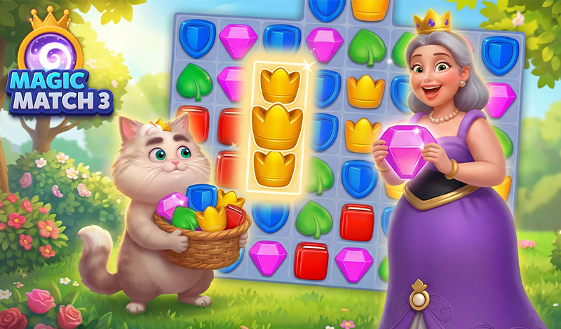 Magic Match 3 game cover