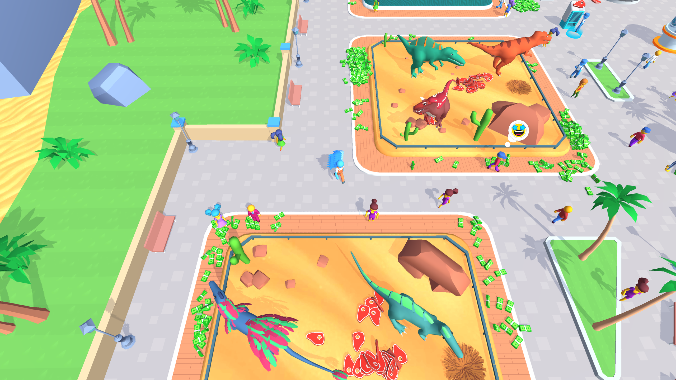 Jurassic Park: Dino Island and Farm Idle Tycoon 3D screenshot