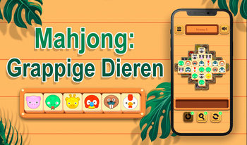 Mahjong: Grappige Dieren