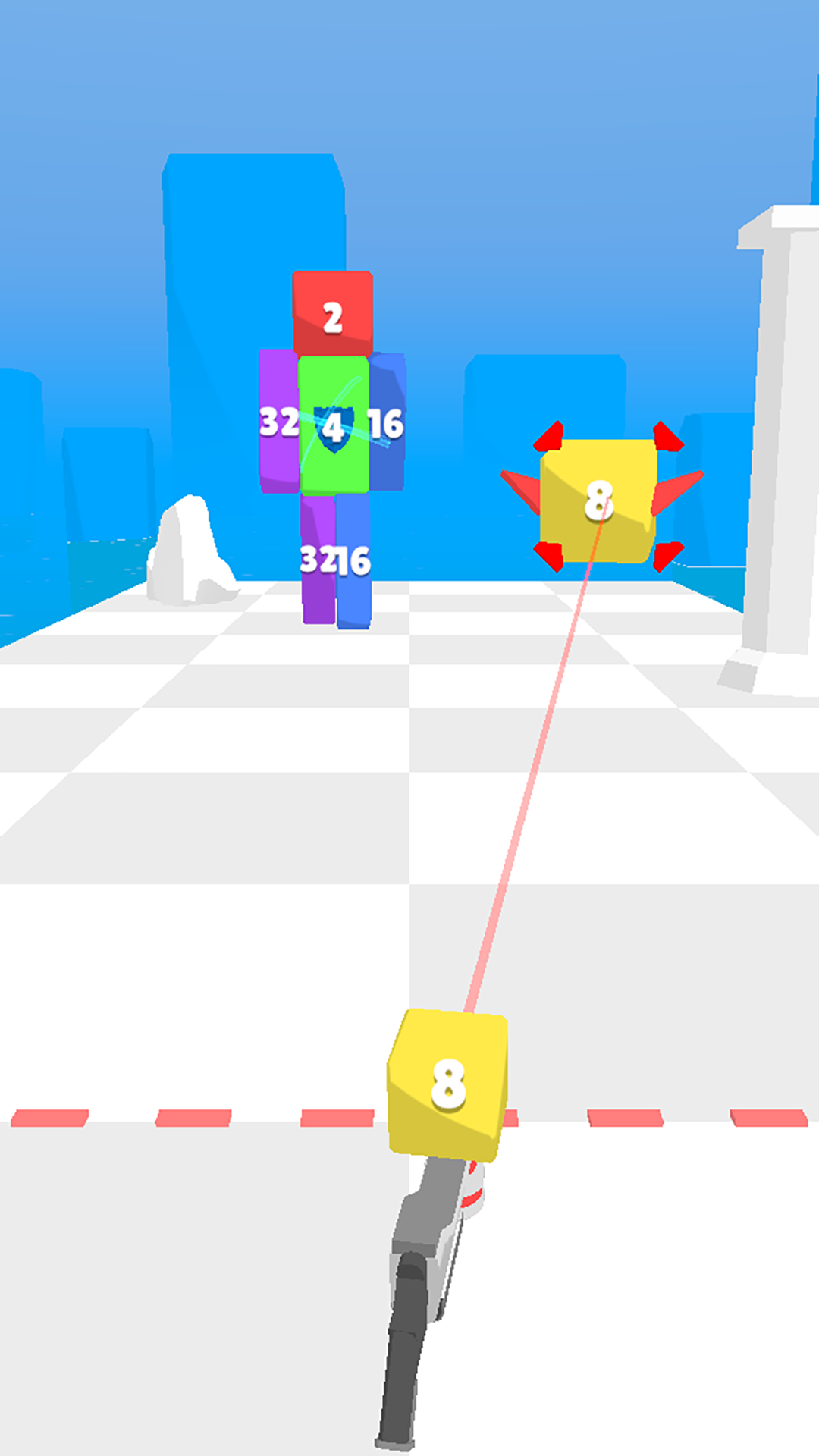 Evil cubes 2048 screenshot 5