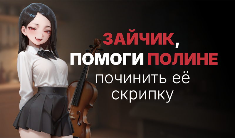 ЗАЙЧИК. Помоги Полине починить ЕЁ СКРИПКУ game cover