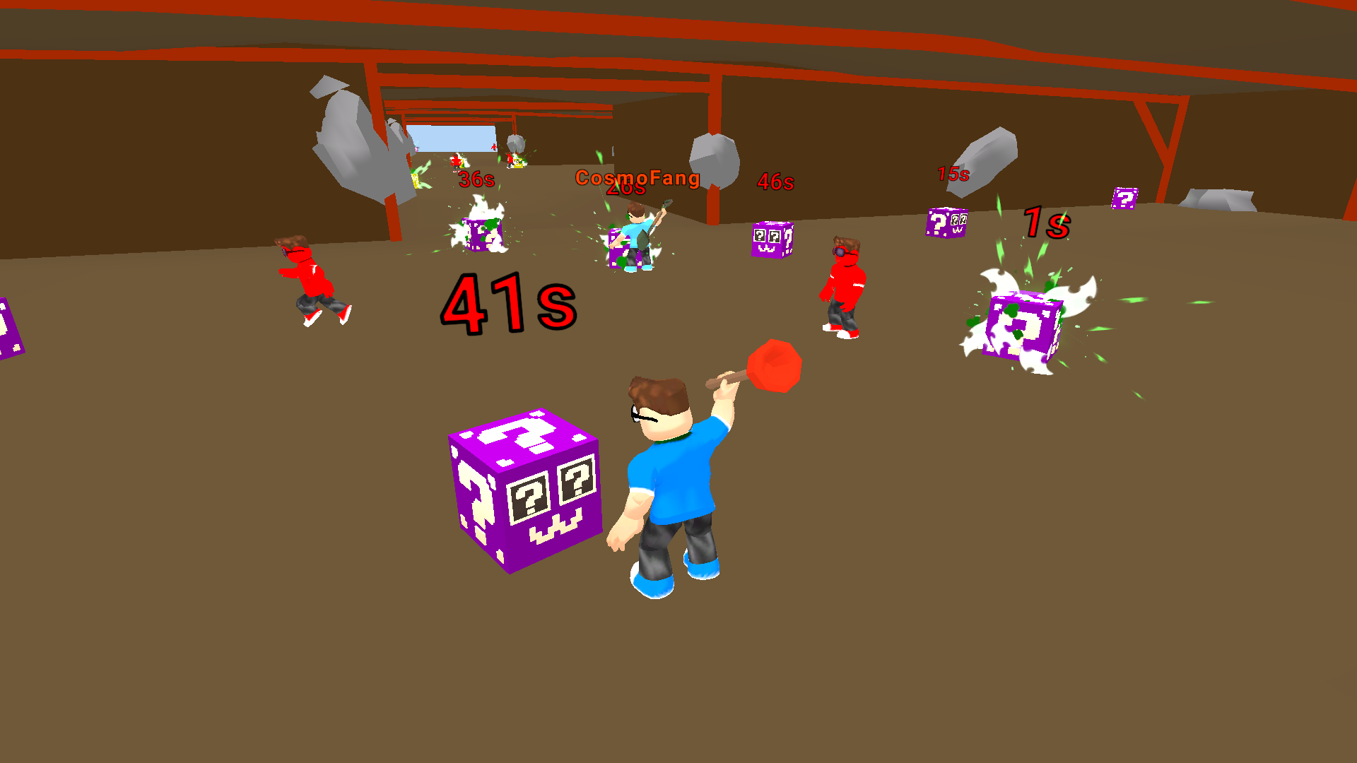 Break a Lucky Block and Save Brainrot in Cave screenshot