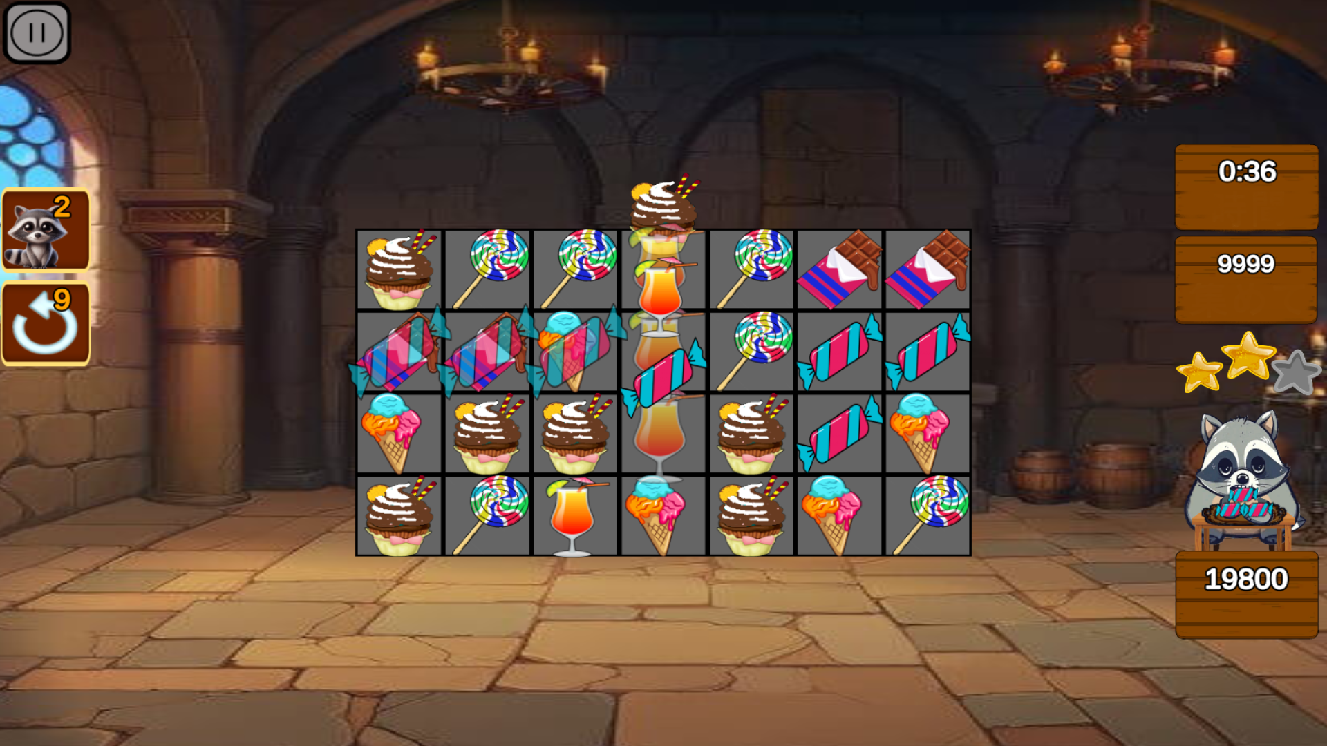Sweet raccoon Match 3 — screenshot 3
