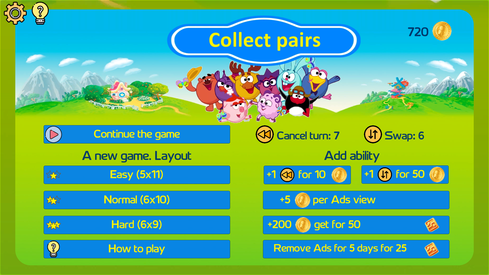 Collect pairs screenshot
