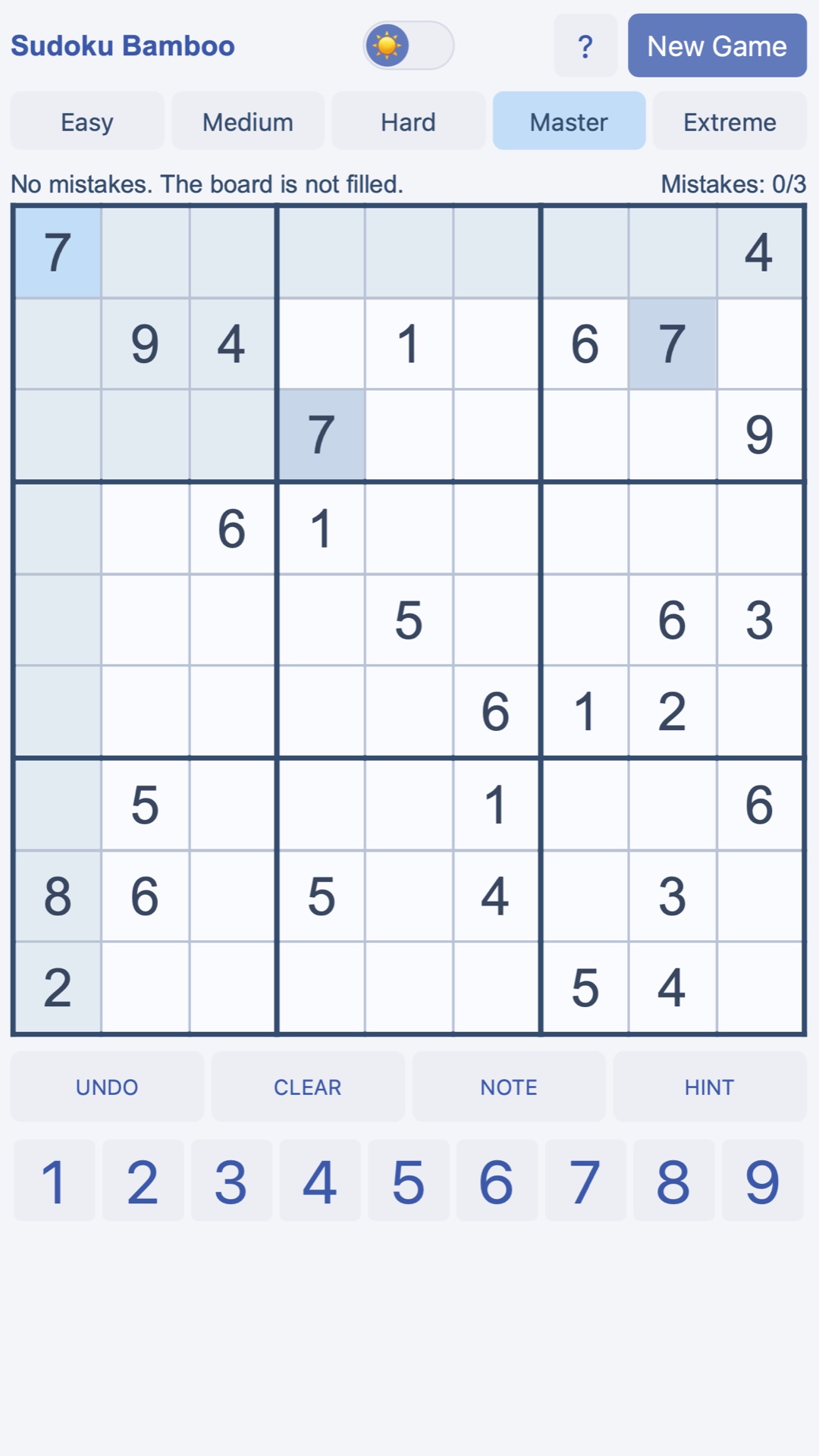 Sudoku Bamboo screenshot 5