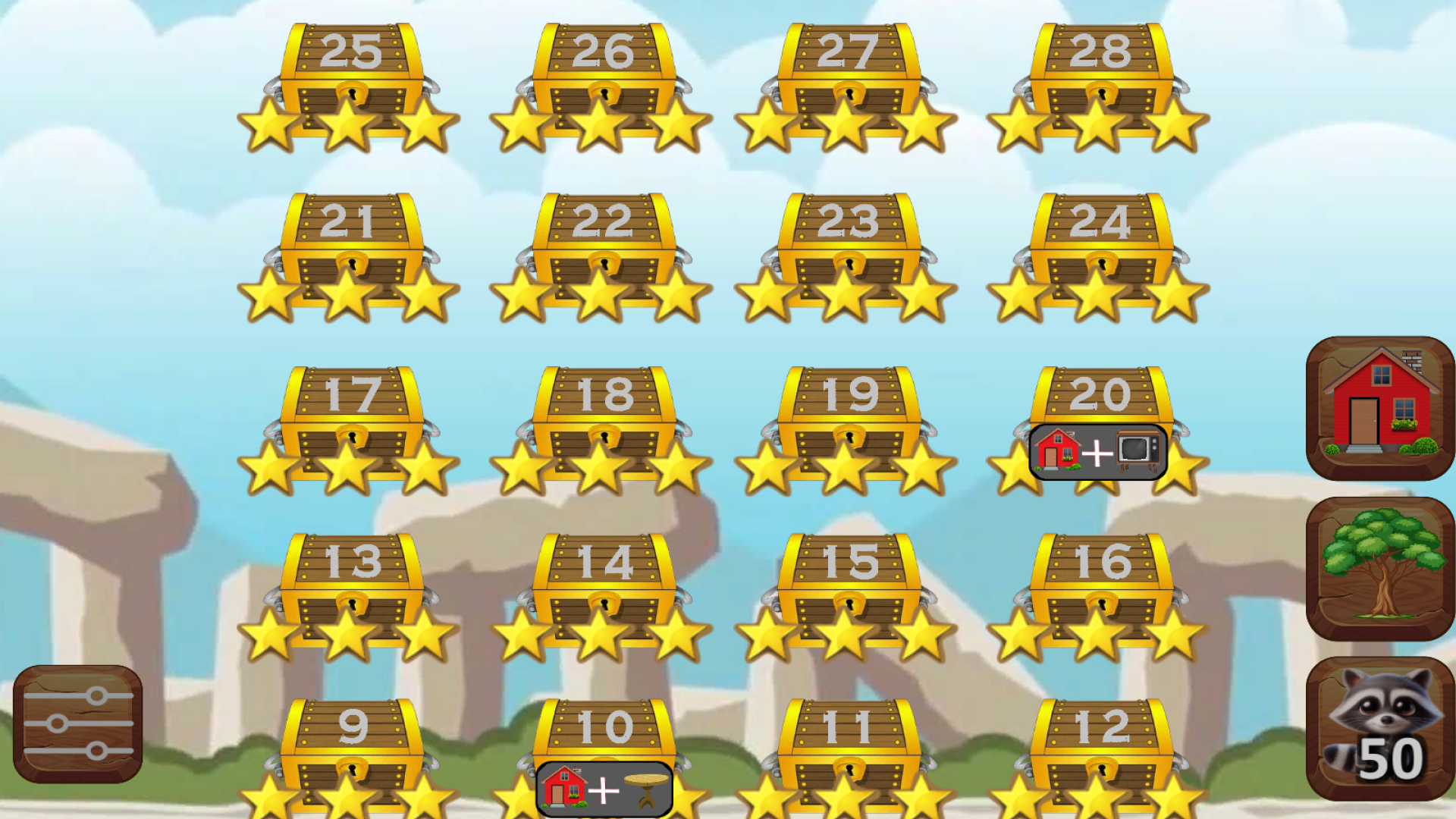 Sweet raccoon Match 3 — screenshot 4