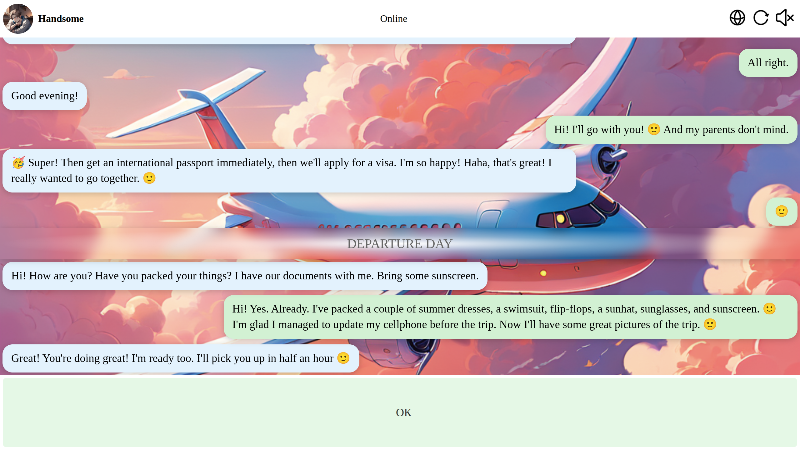 Chat with a handsome guy — screenshot 2