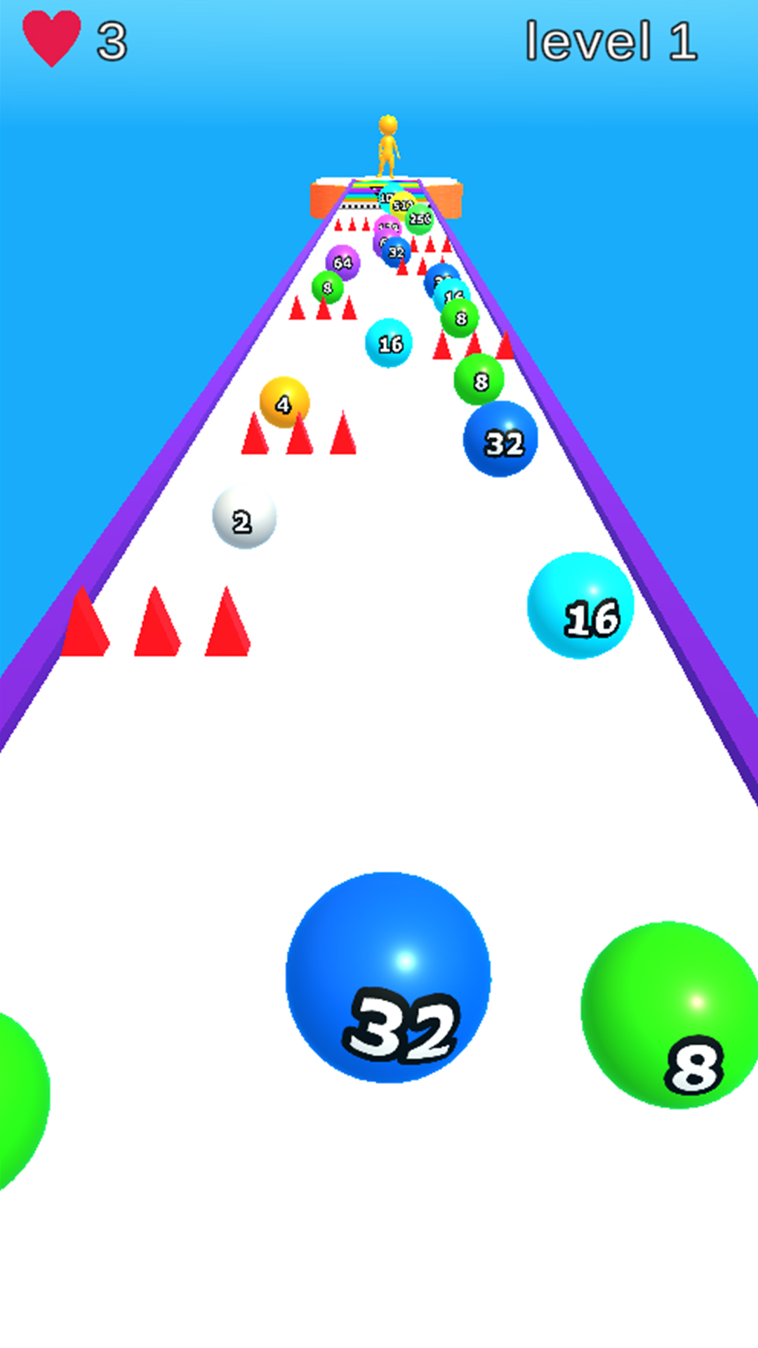 Merge number. Ball 2048 screenshot 4