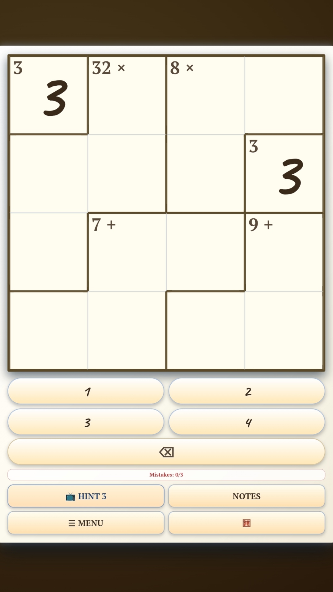 Calcudoku. Mathematical Sudoku screenshot 8
