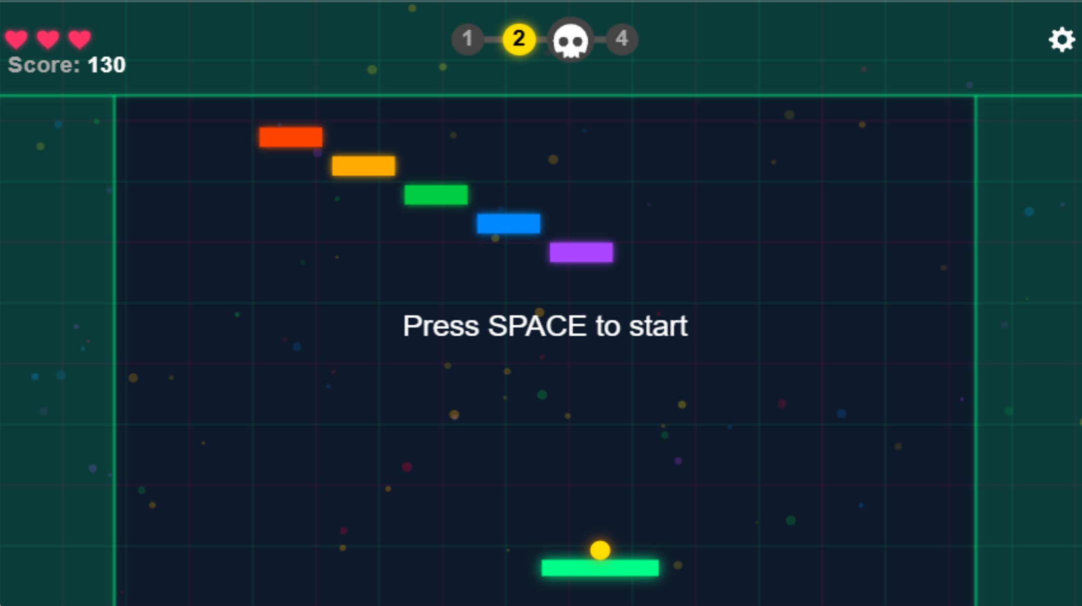 Neon Arkanoid — screenshot 1