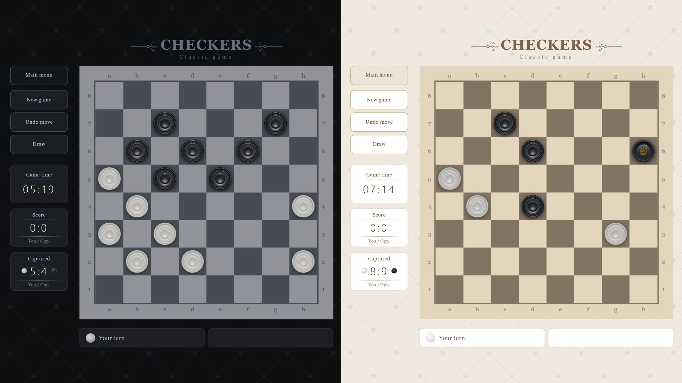 Checkers - Classic Game — screenshot 2