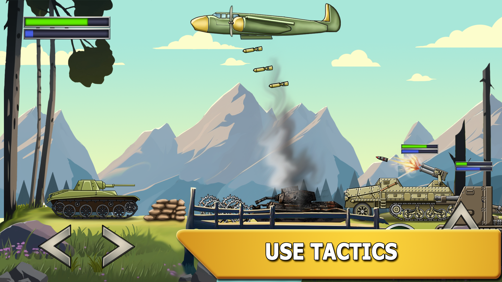 Tank Fury: Boss Battle 2D screenshot