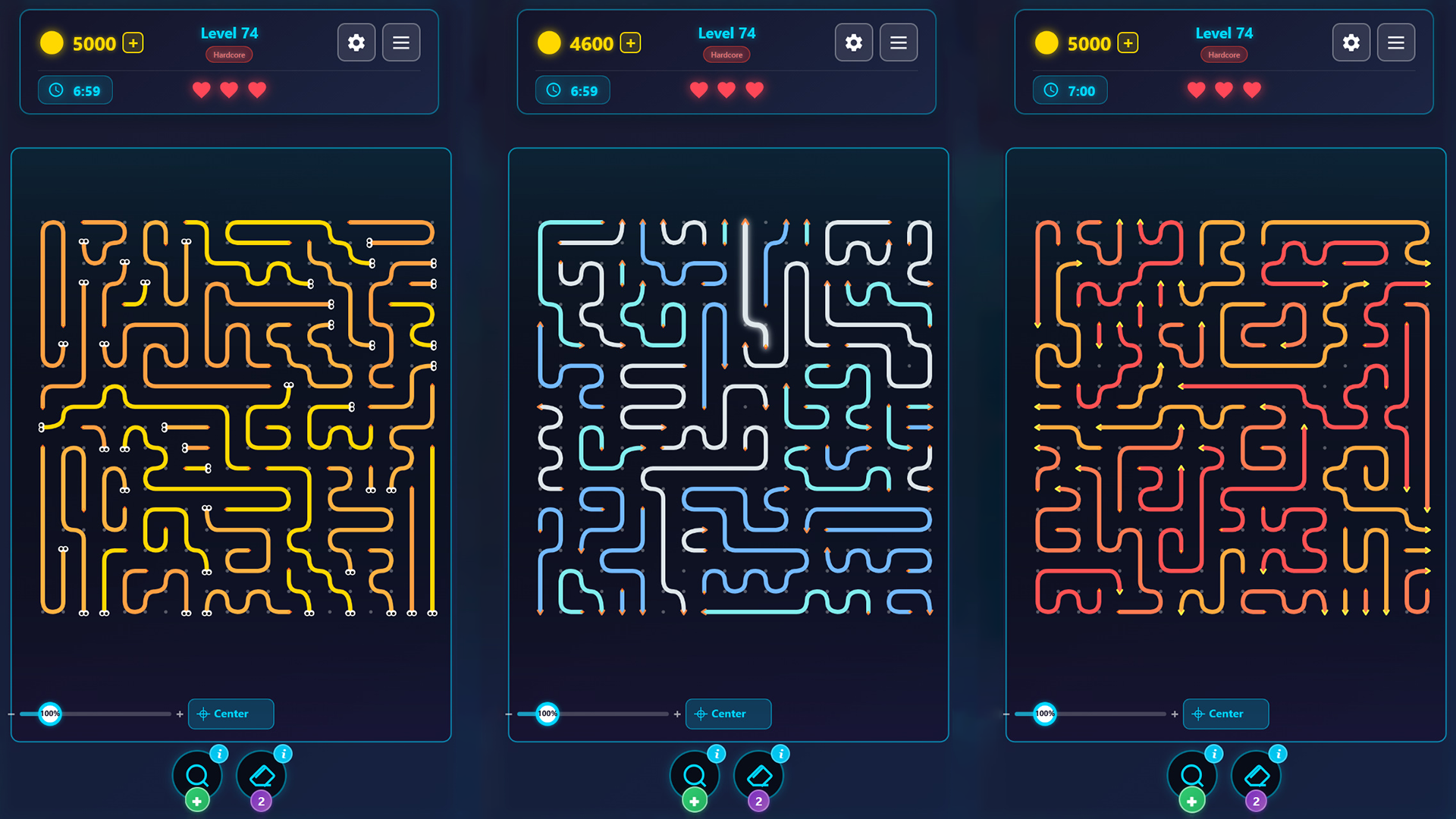 Snake "Arrows Puzzle" screenshot