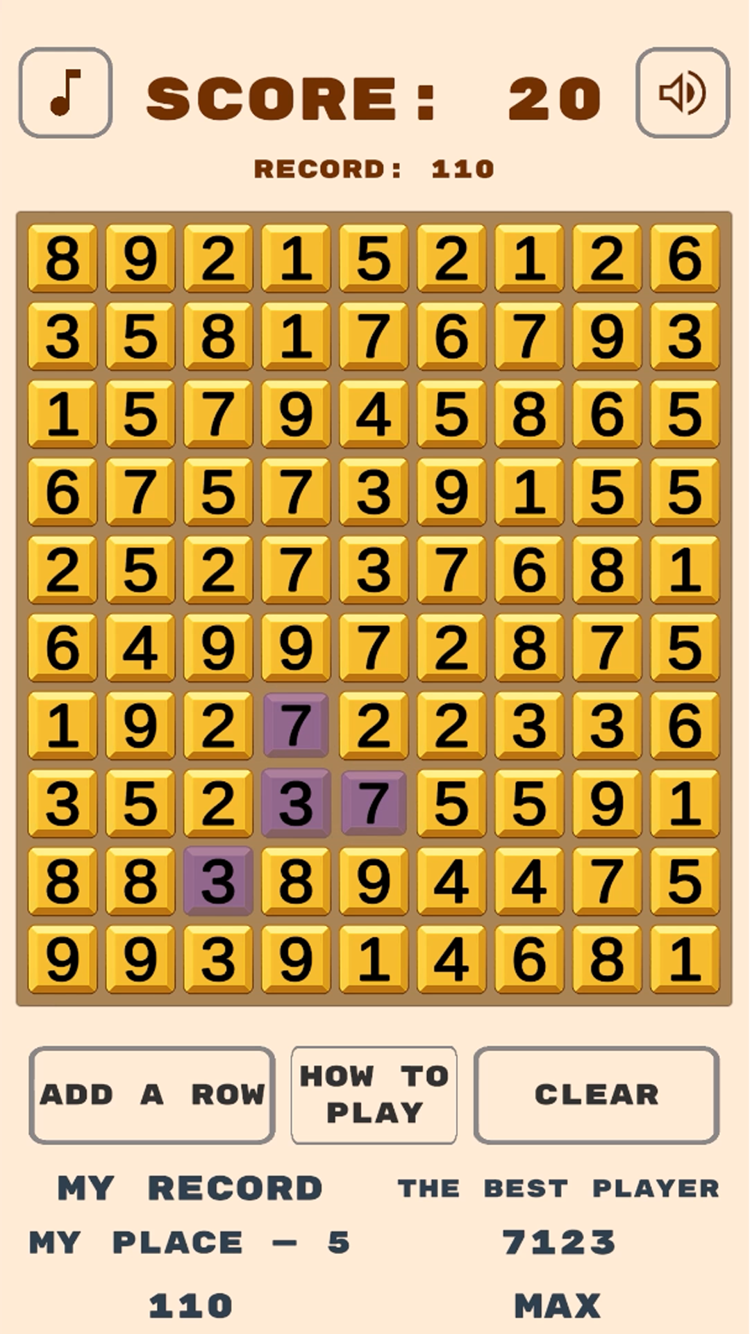 Numeric combinations of 10 screenshot 4