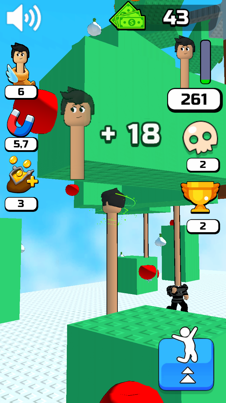 Obby: Eat and Grow a Neck 3D +1 for Every Step screenshot 9