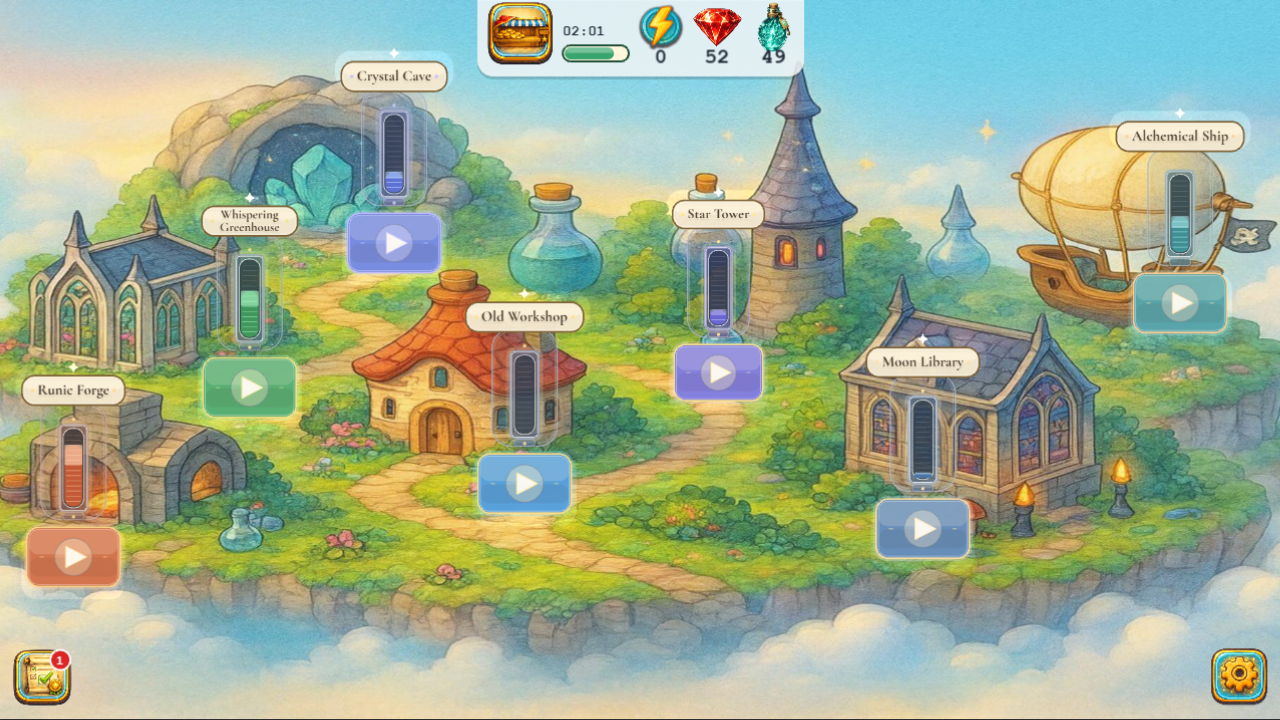 Alchemy Island: Match 3 — screenshot 1