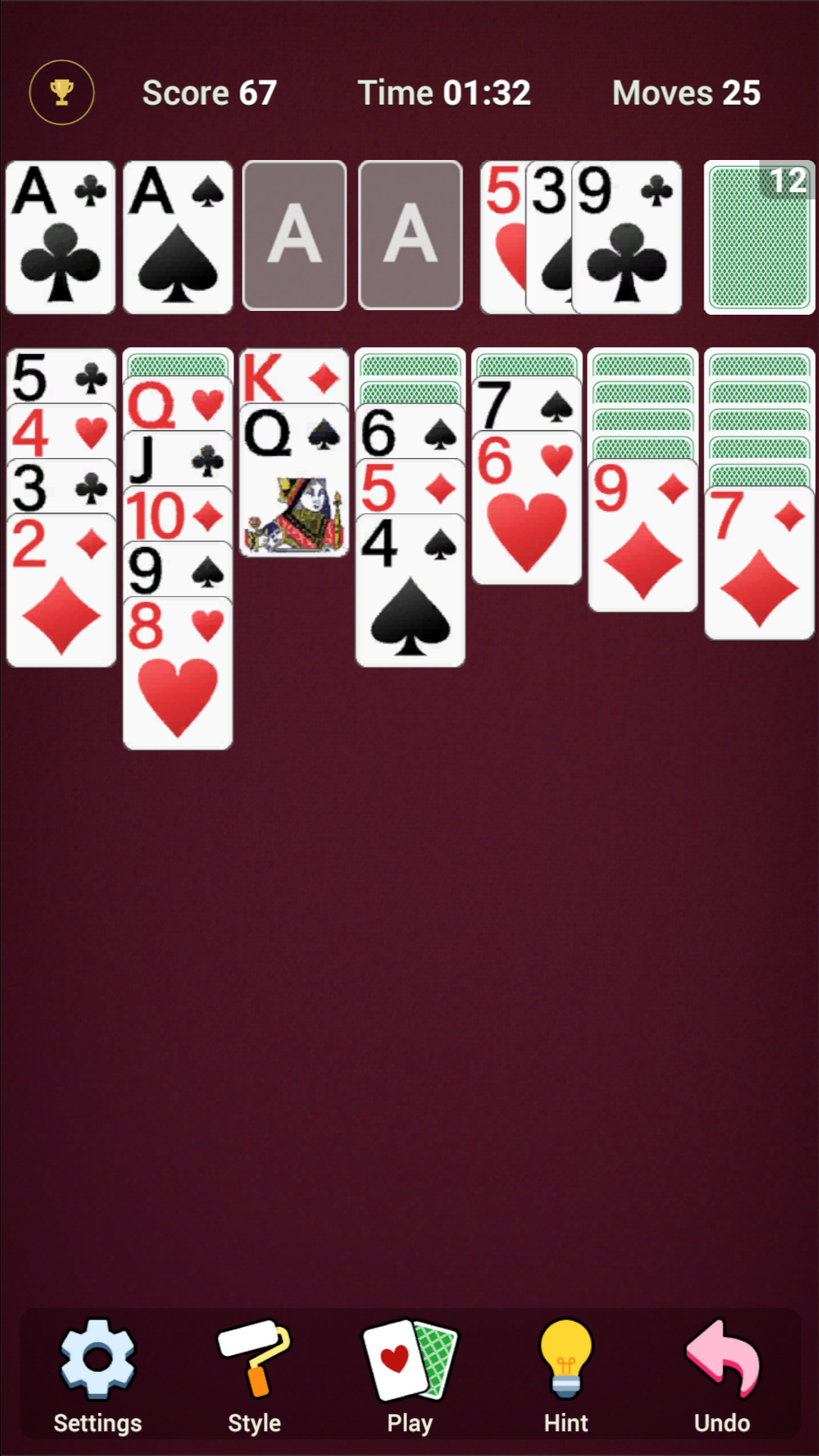 Solitaire Klondike - Classic Cards screenshot 4