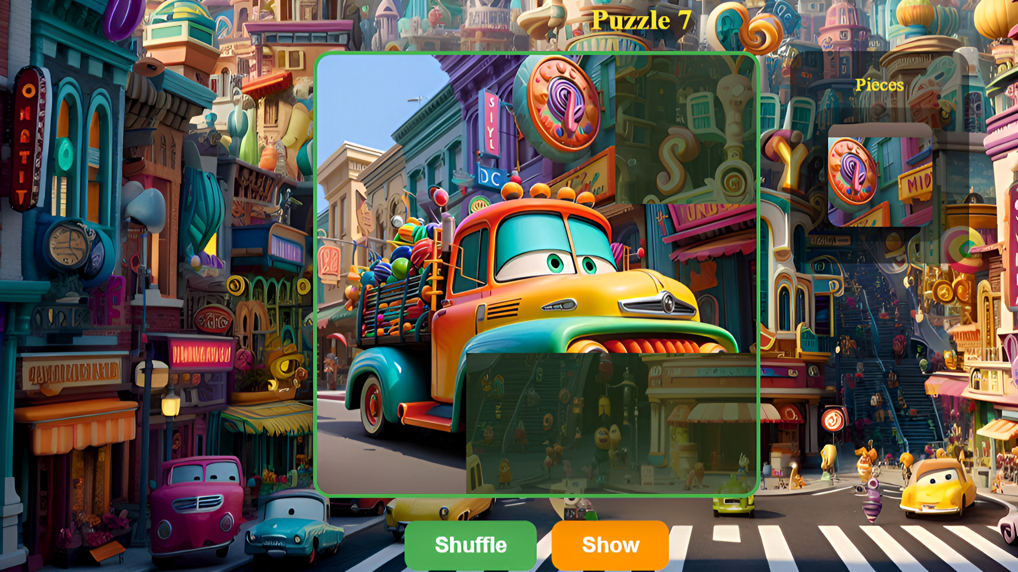 Cars - 30 puzzles — screenshot 1