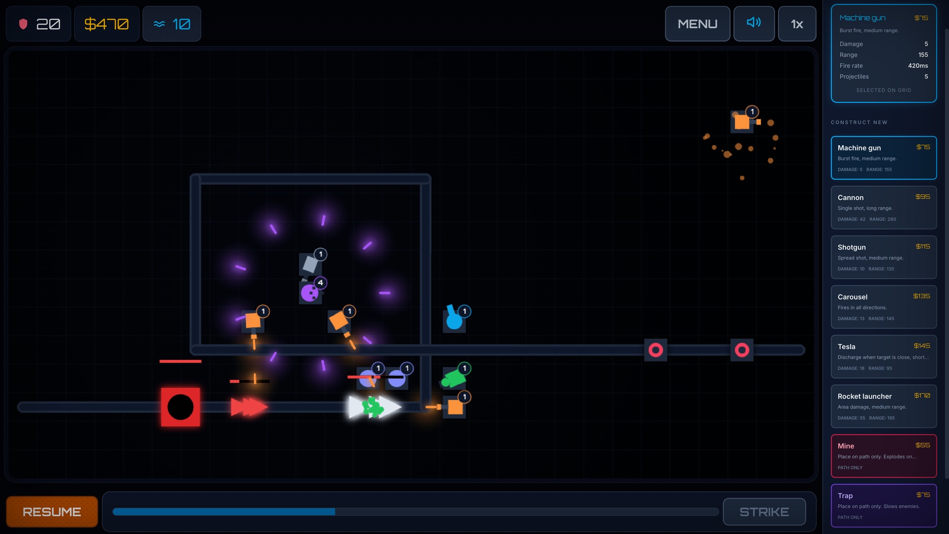 Gemini Strike - Tower Defense — screenshot 2