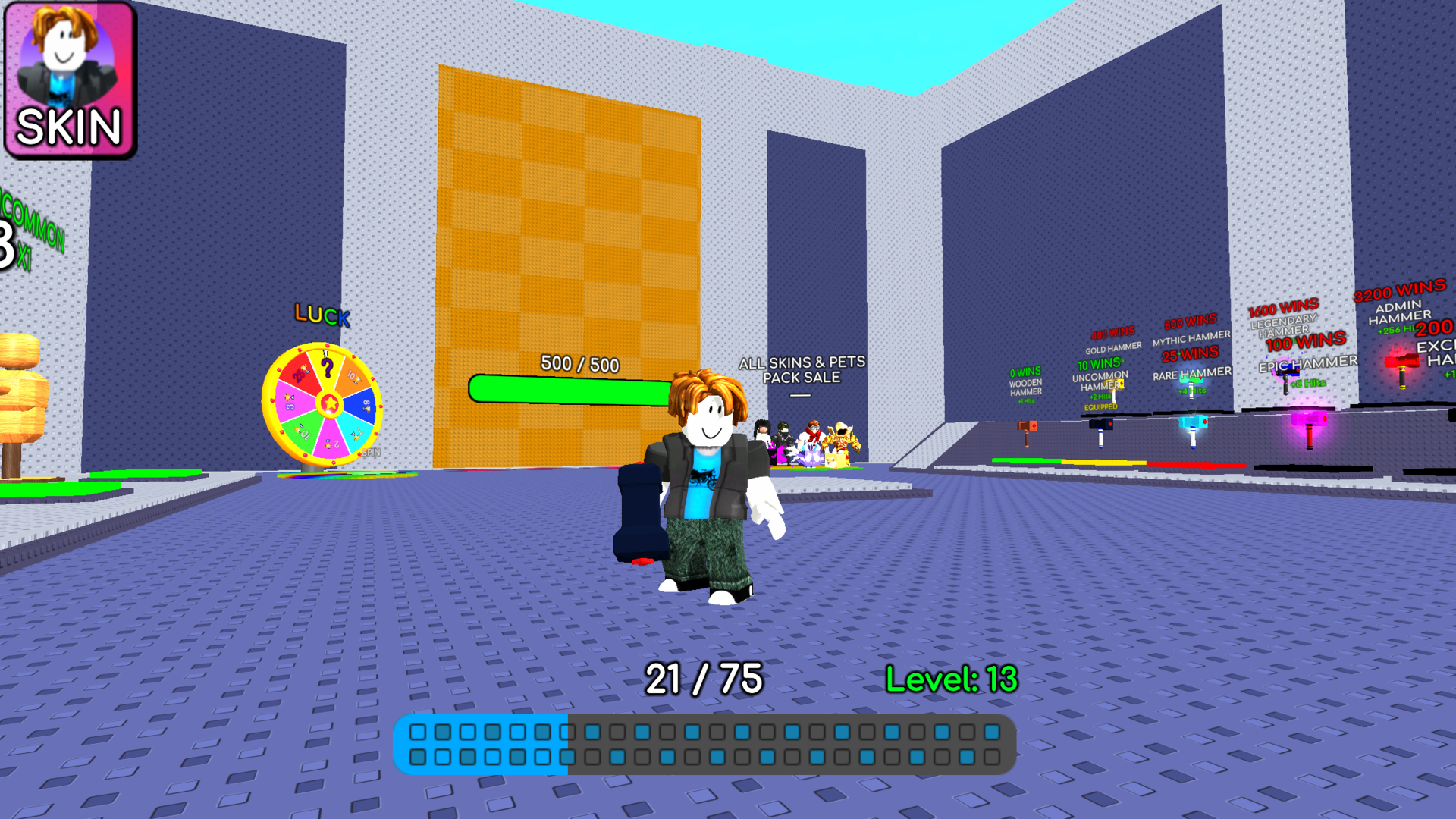 +1 Break the Wall Upgrade Hammer 3D Online — screenshot 1