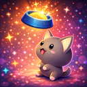 Super Cute Cat: Jump and feed the cat