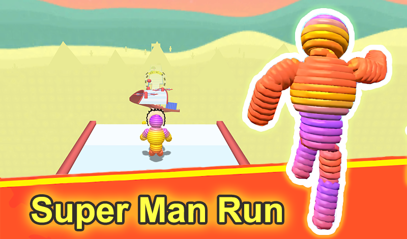 Super Man Run game cover
