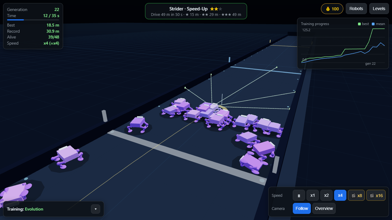 Robot Evolution 3D — screenshot 3